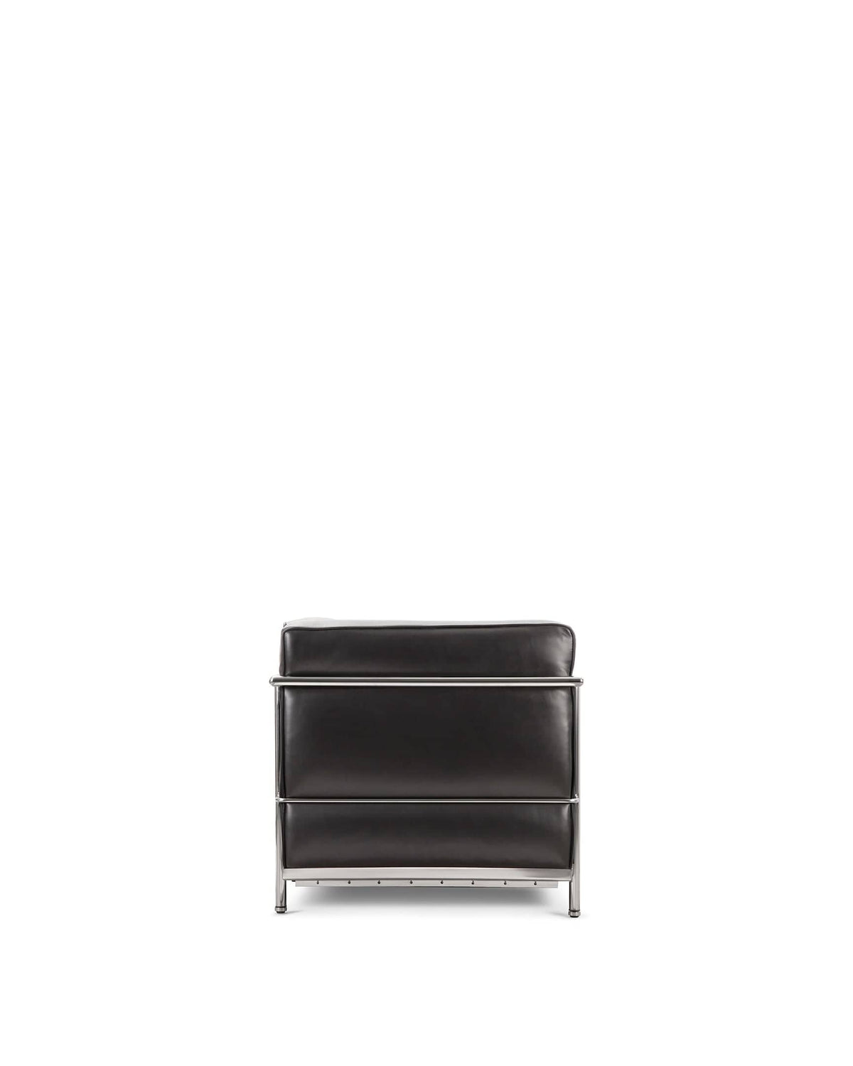 Modulor petit 28™ three-seater sofa | black leather - midnight premium / three seater / modele - 3 seaters 28 | madorne