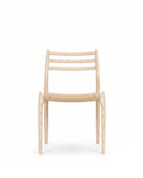 Moller 78a™ dining chair | wood and paper cord - ash - chairs 78a | madorne