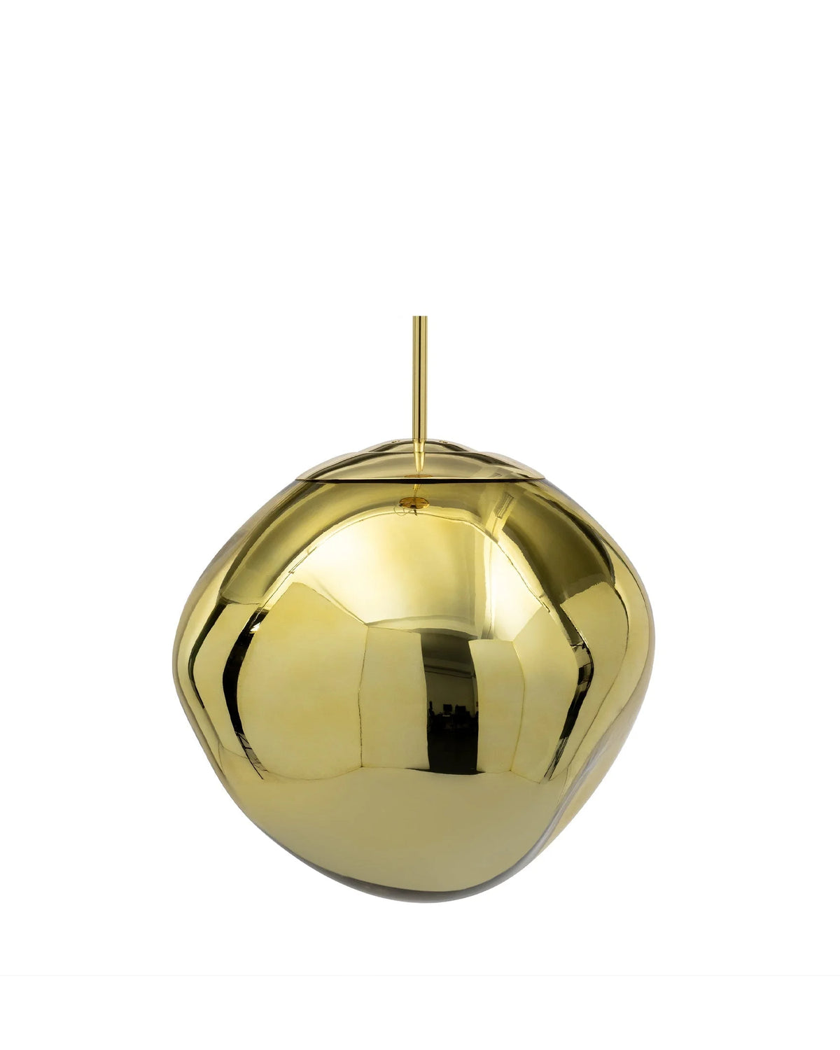 Molten 14™ pendant | mirror-finish globe - gold - lighting 14 | designer light | madorne