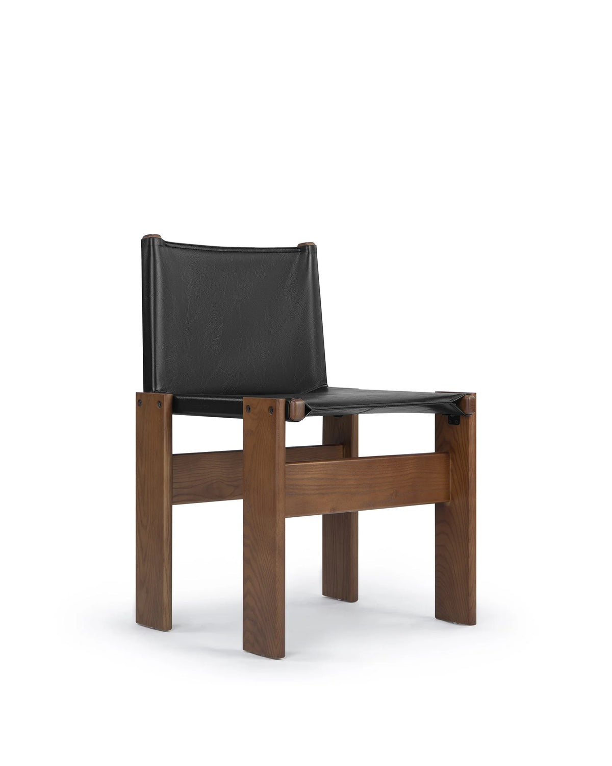 Monko 73™ dining chair | wood and sling seat - black - chairs 73 | designer | madorne