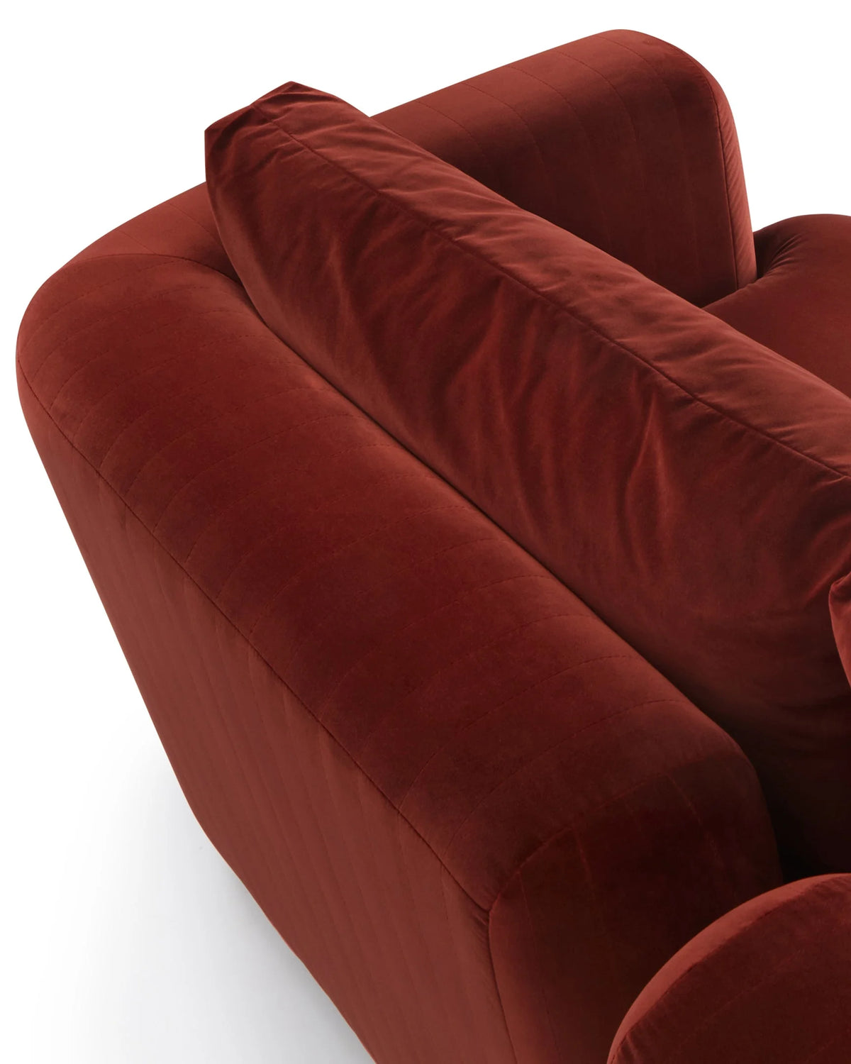 Morel™ four seater sofa | lustrous velvet - 4+ seaters morel | modern | madorne