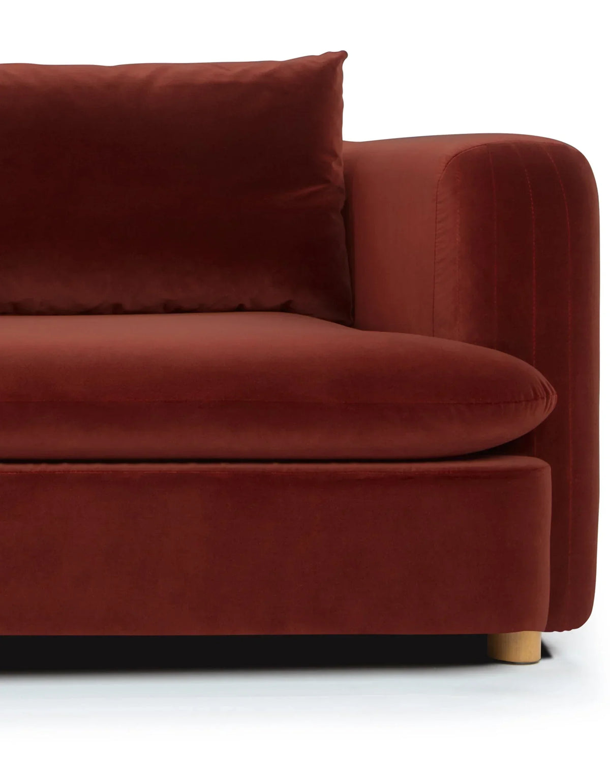 Morel™ four seater sofa | lustrous velvet - 4+ seaters morel | modern | madorne