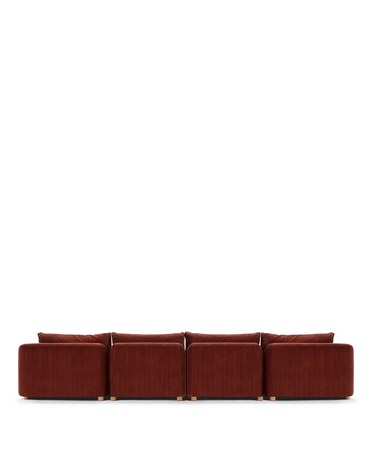Morel™ four seater sofa | lustrous velvet - 4+ seaters morel | modern | madorne