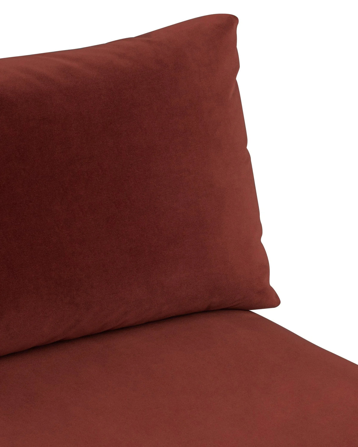 Morel™ module armless | lustrous velvet - modules morel | modular sofa element | madorne