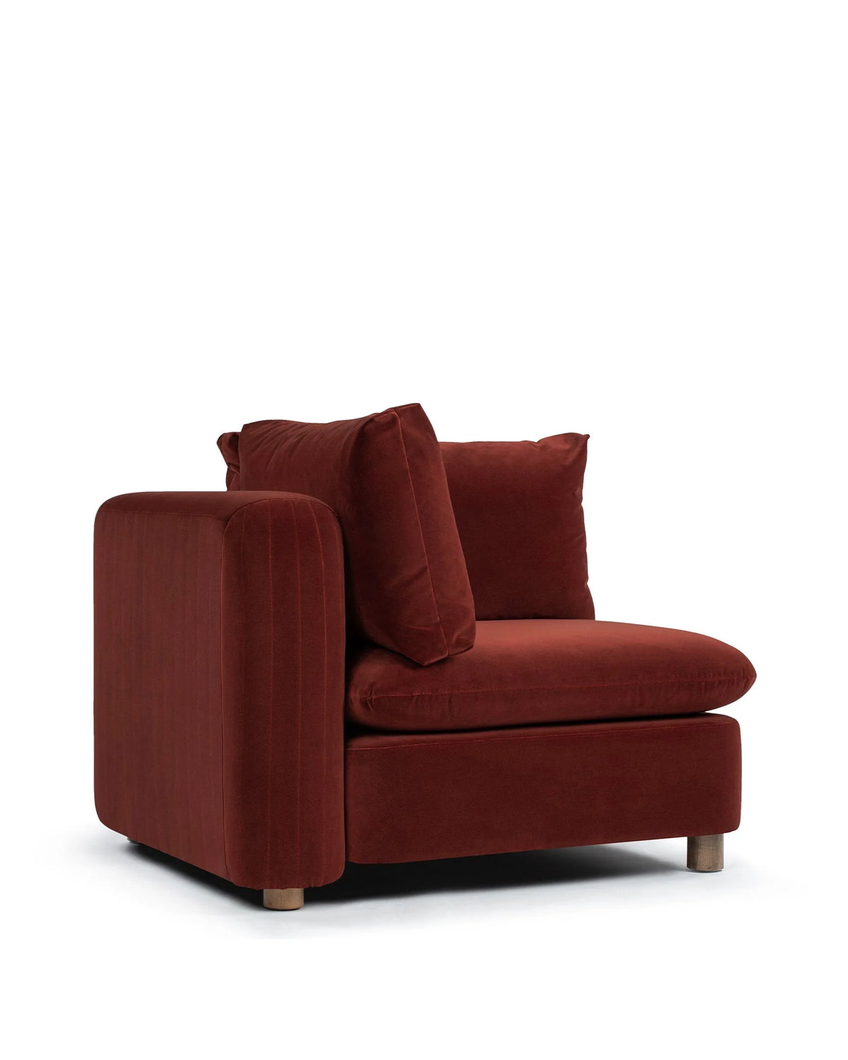 Morel™ module corner | lustrous velvet - modules morel | modular sofa element | madorne