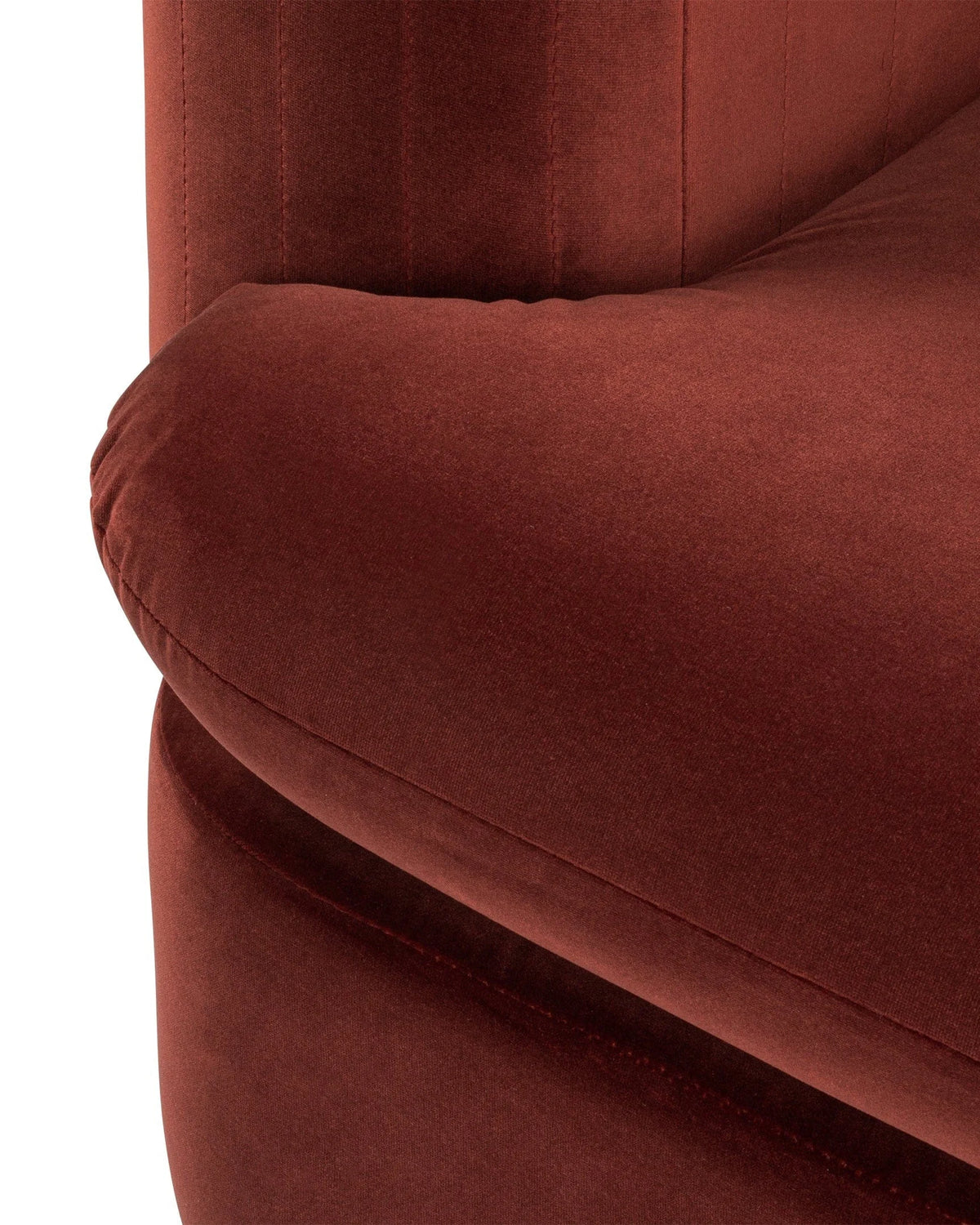 Morel™ module left arm | lustrous velvet - modules morel | modular sofa element | madorne
