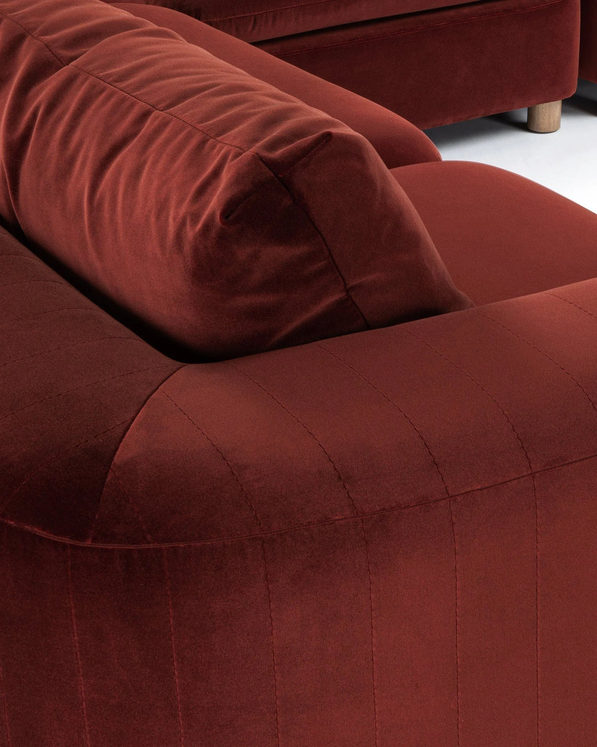 Morel™ sectional left corner | lustrous velvet - sectionals morel | sofa | madorne