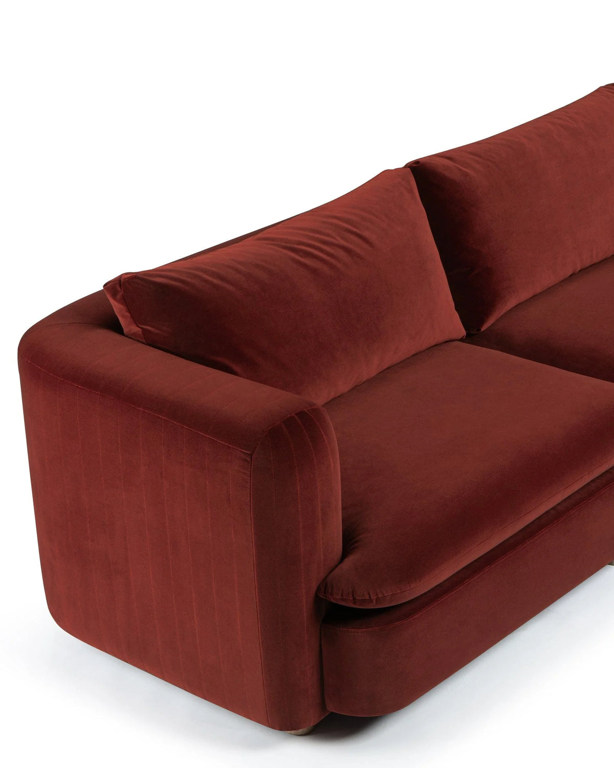 Morel™ sectional left corner | lustrous velvet - sectionals morel | sofa | madorne