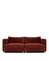 Morel™ two seater sofa | lustrous velvet - 2 seaters morel | two-seater | madorne