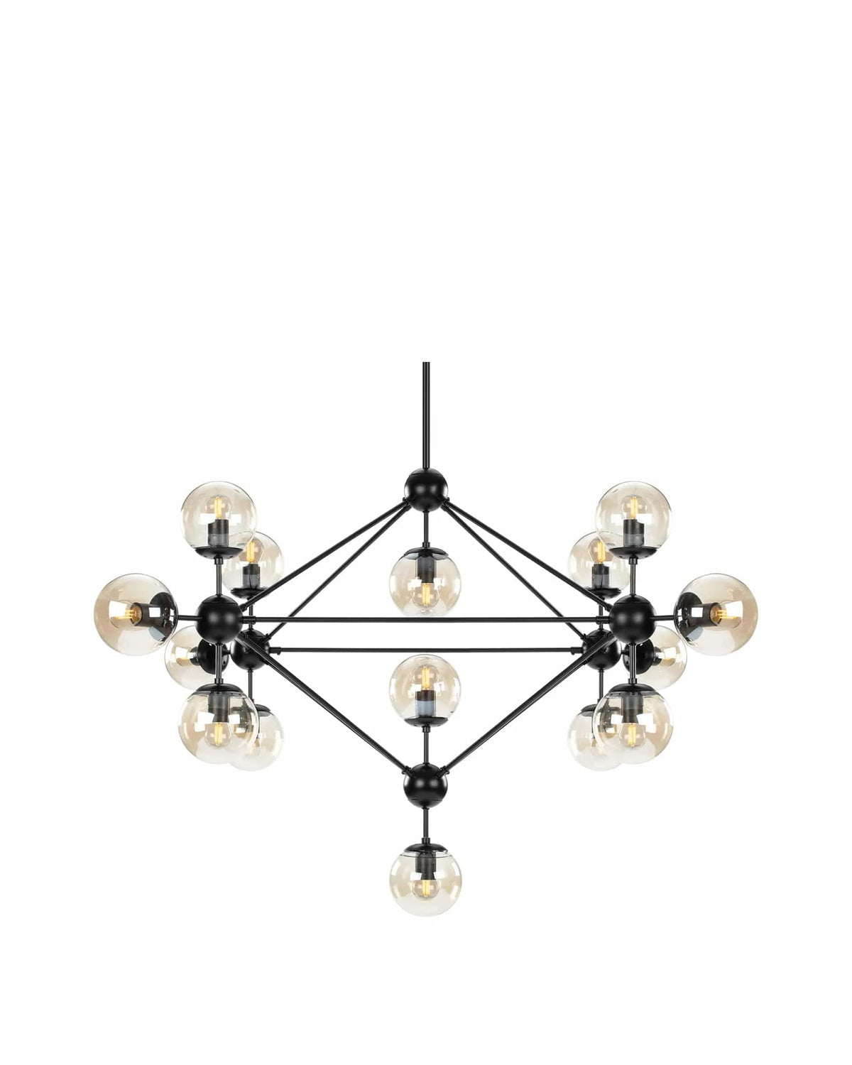 Mota™ chandelier large | smoked glass - lighting mota | madorne