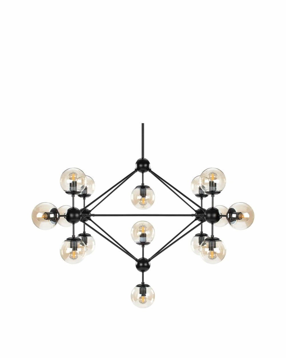 Mota™ chandelier large | smoked glass - lighting mota | madorne