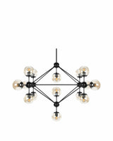 Mota™ chandelier large | smoked glass - lighting mota | madorne