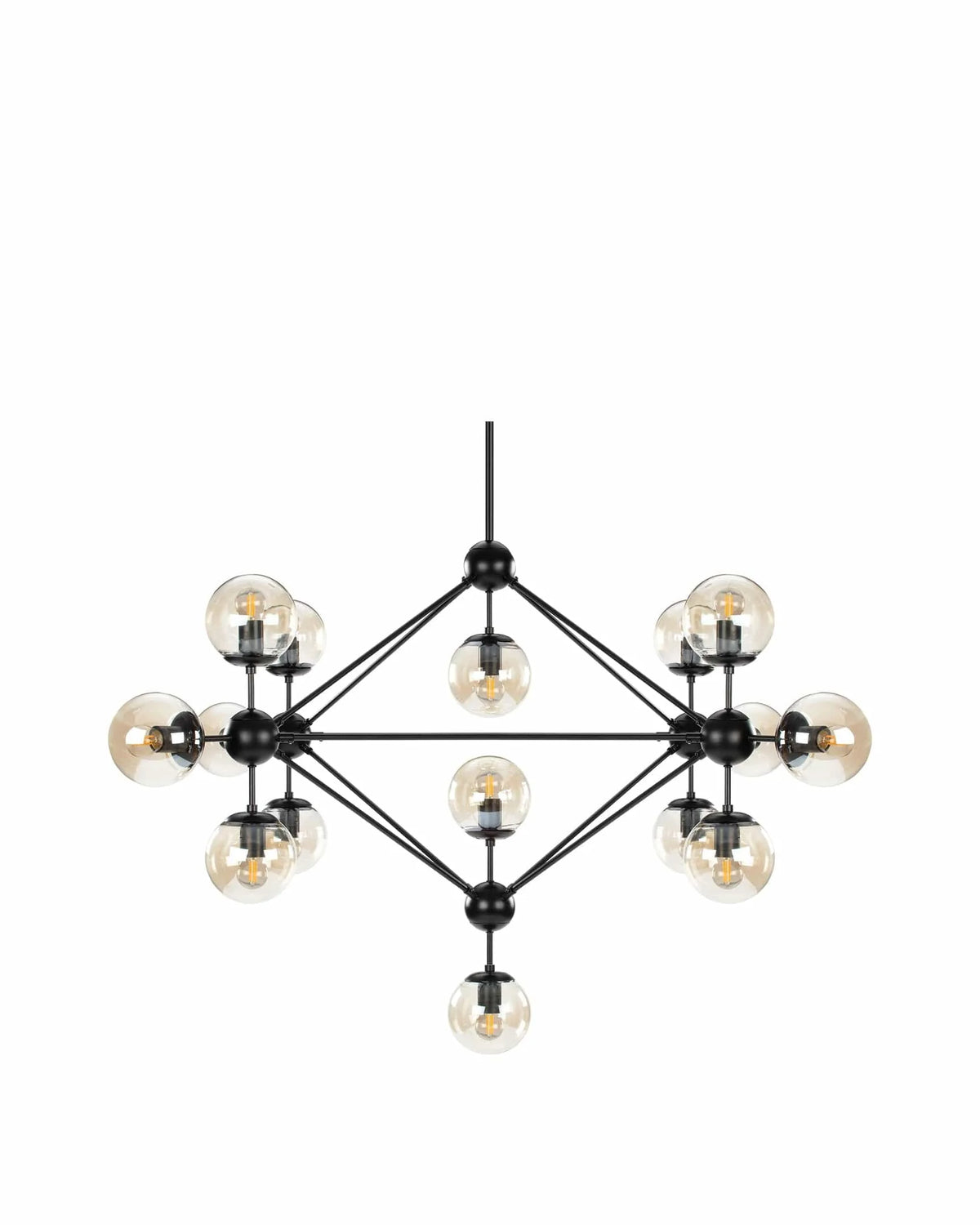 Mota™ chandelier large | smoked glass - lighting mota | madorne