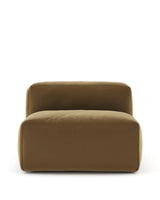 Mura 72™ armless module | modular upholstery - old gold velvet - modules 72 | designer sofa element | madorne