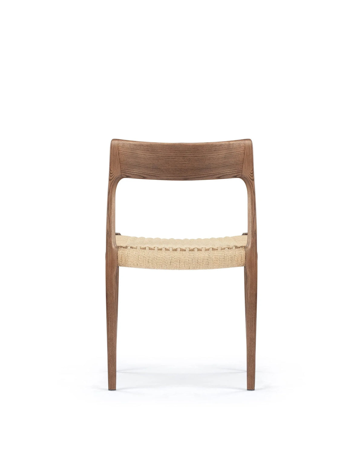 No. 77™ side chair | wood and woven seat - dining chairs 77 | modern | madorne