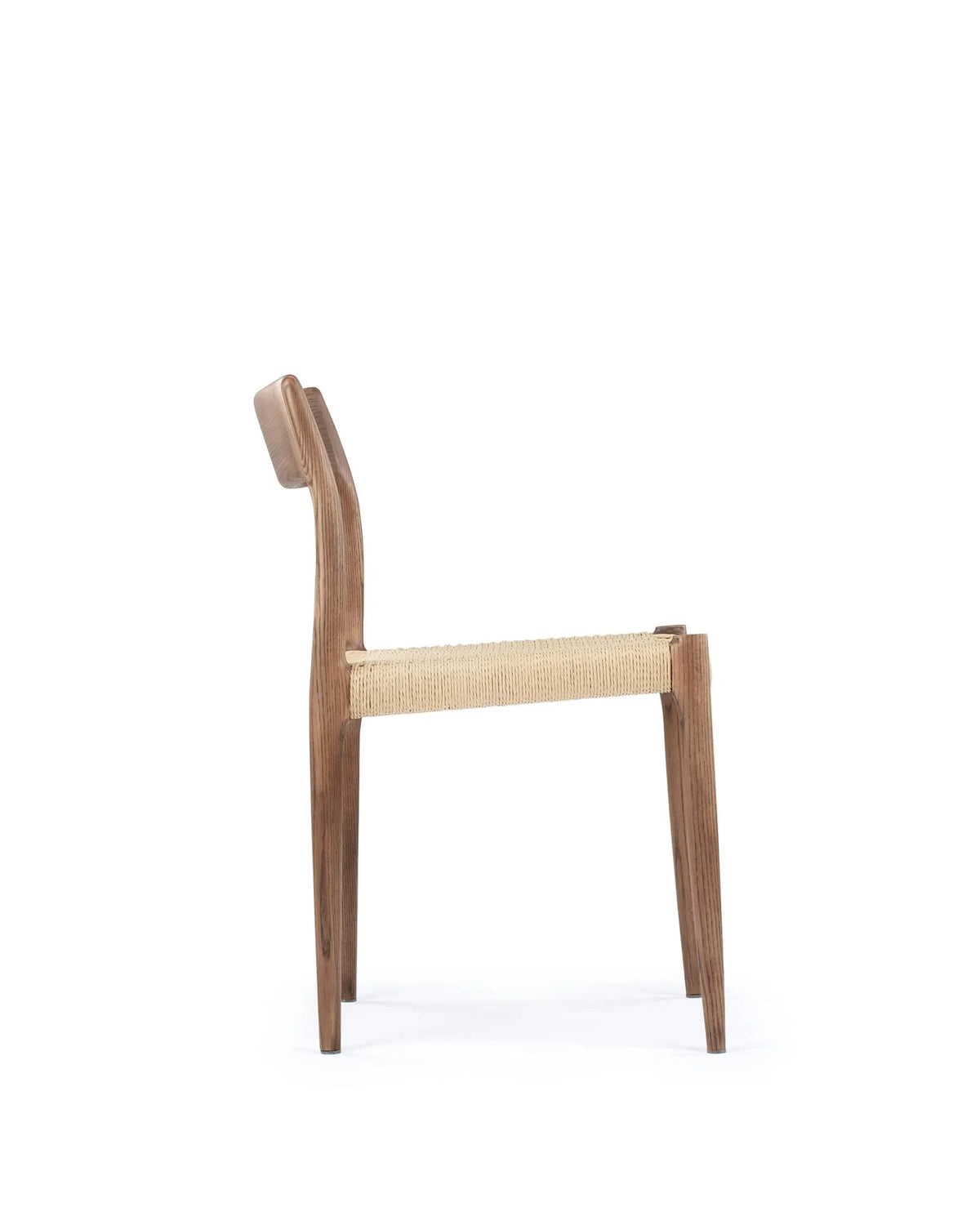 No. 77™ side chair | wood and woven seat - dining chairs 77 | modern | madorne