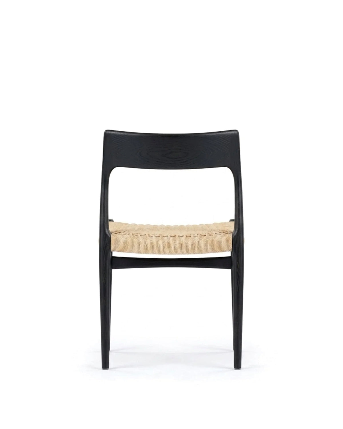 No. 77™ side chair | wood and woven seat - dining chairs 77 | modern | madorne
