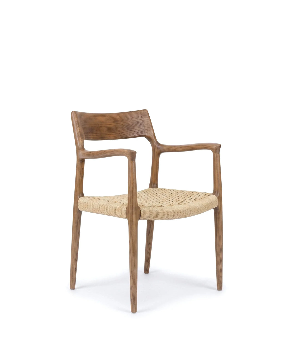 No. 77A™ Dining Armchair | Walnut and Paper Cord