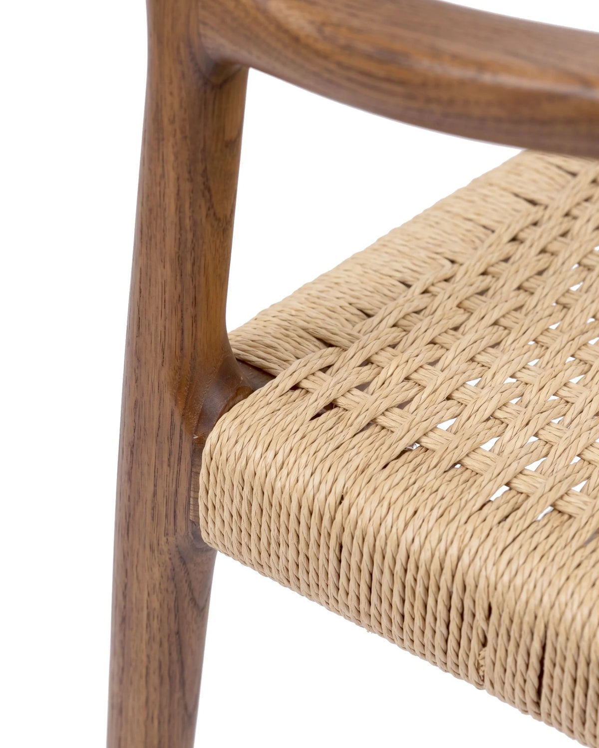 No. 77A™ Dining Armchair | Walnut and Paper Cord
