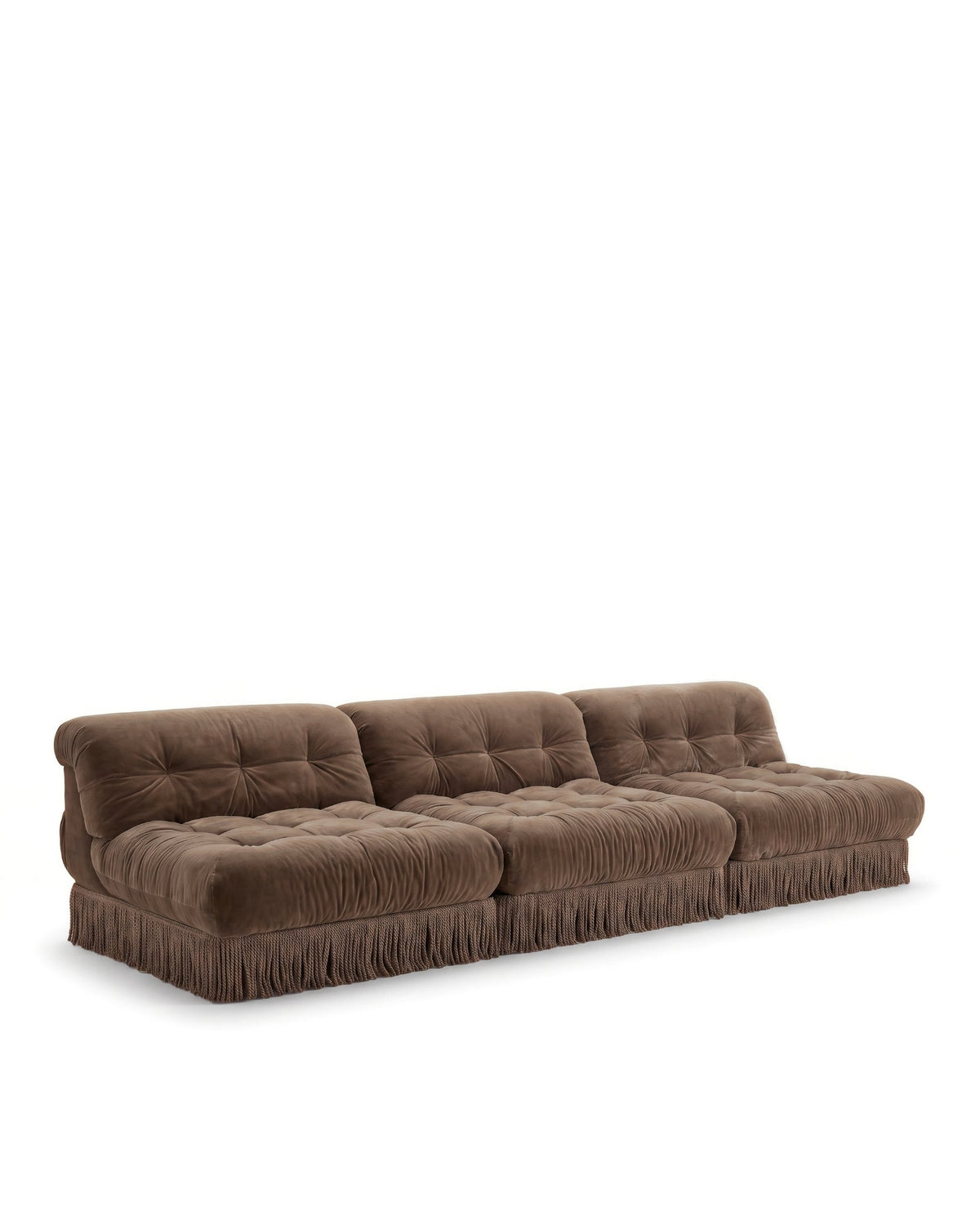 Noire™ modular sectional sofa | brown velvet - sectionals | noire by madorne