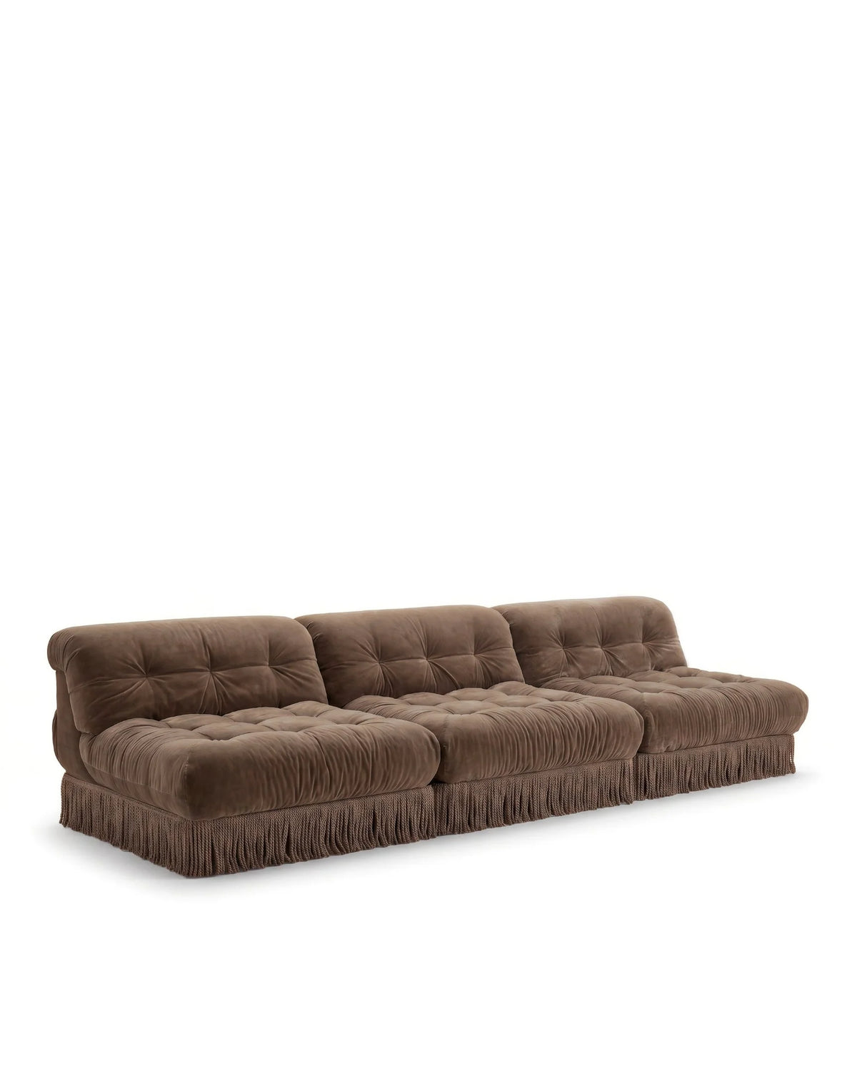 Noire™ modular sectional sofa | brown velvet - sectionals | noire by madorne