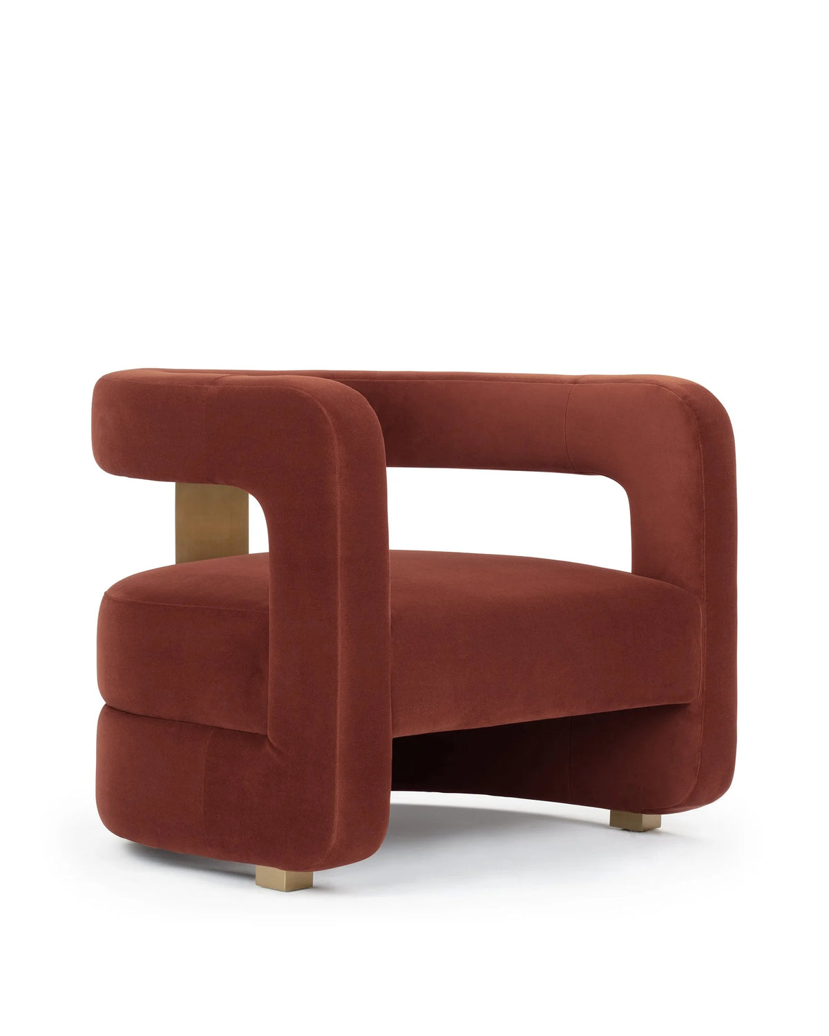 Nolae™ lounge chair | plush velvet - chairs nolae | modern | madorne