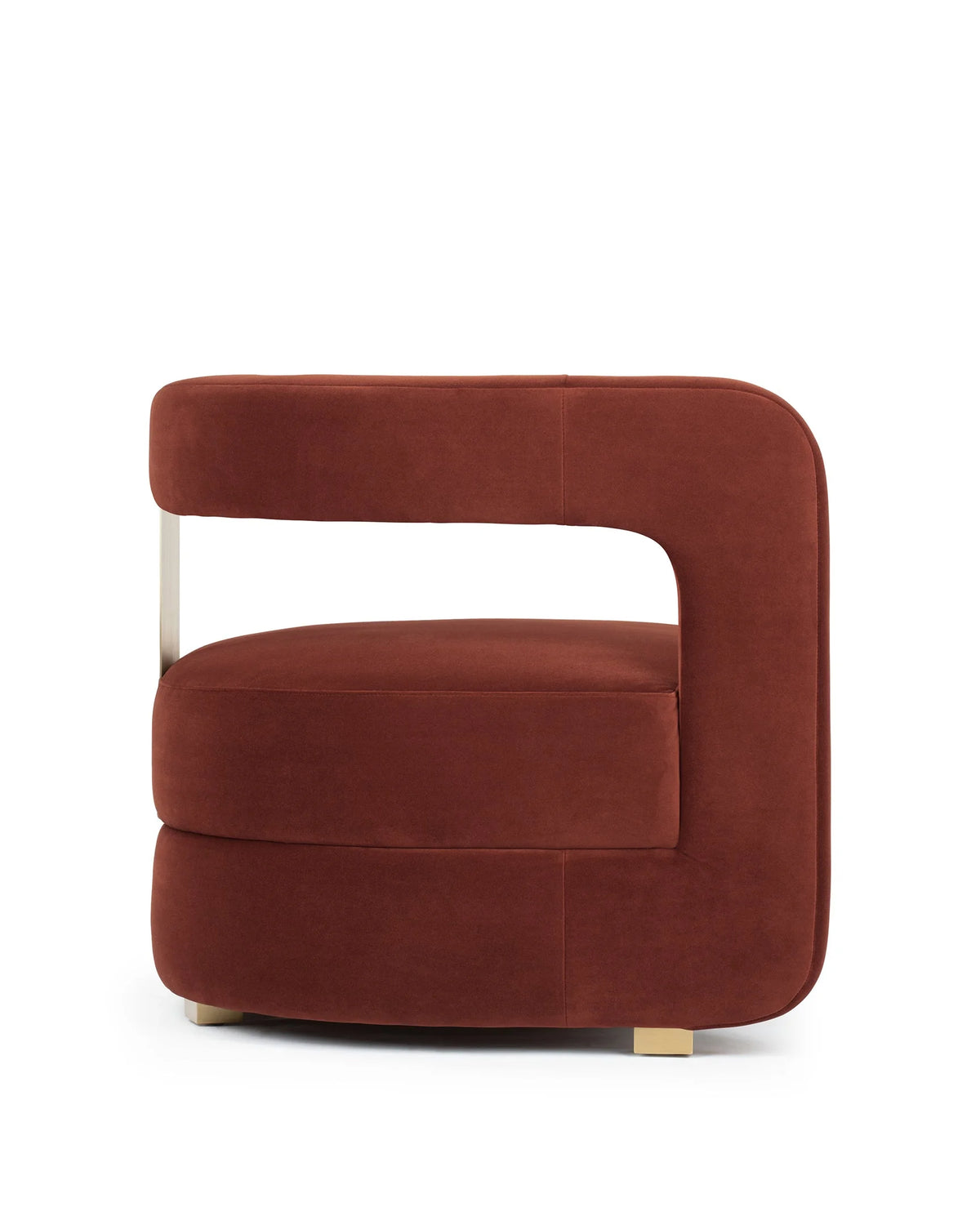 Nolae™ lounge chair | plush velvet - chairs nolae | modern | madorne