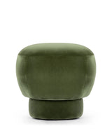 Noma™ ottoman | olive velvet - stools & ottomans noma | modern | contemporary design | madorne