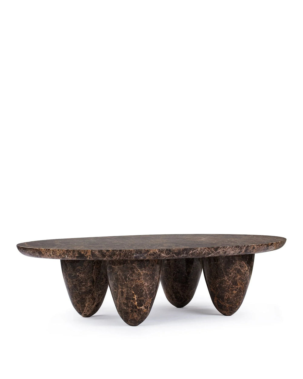 Noma stone™ coffee table | architectural marble - dark emperador - tables stone | designer | madorne