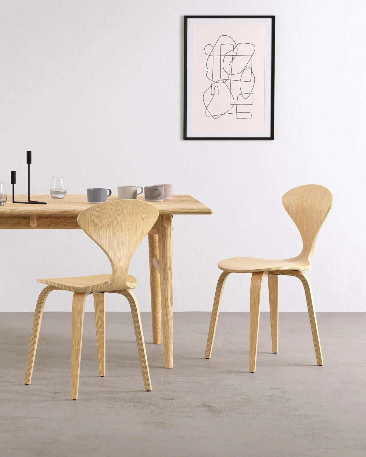 Norven™ dining chair | laminated ash - chairs cherner side chair-inspired | madorne