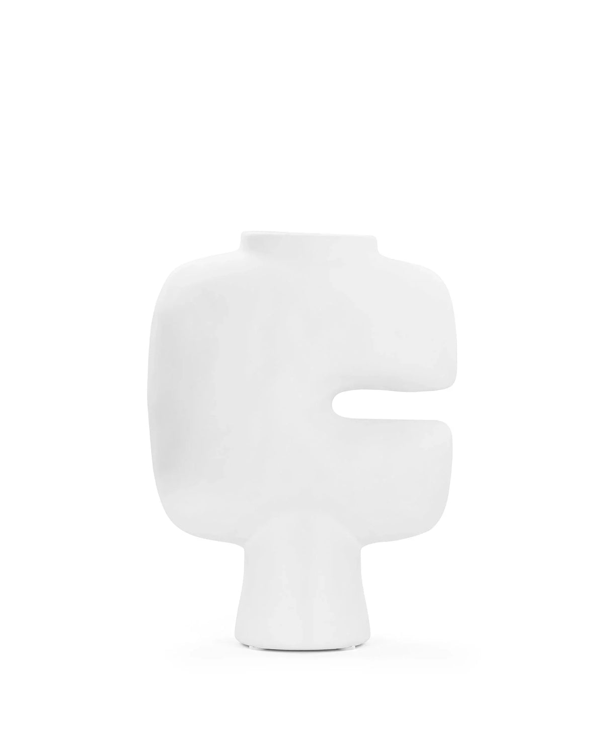 Nyla™ vase mini | white painted ceramic - decor nyla inspired by tribal | madorne