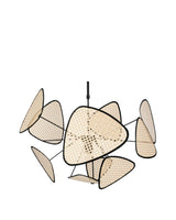 Okaia™ ceiling lamp | natural rattan - lighting okaia | modern light | madorne