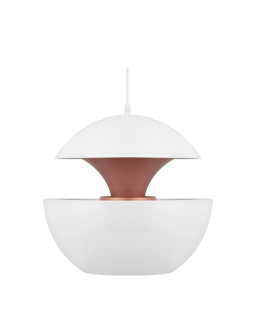 Omena™ pendant | powder-coated aluminum - white - lighting here comes the sun pendant-inspired | madorne