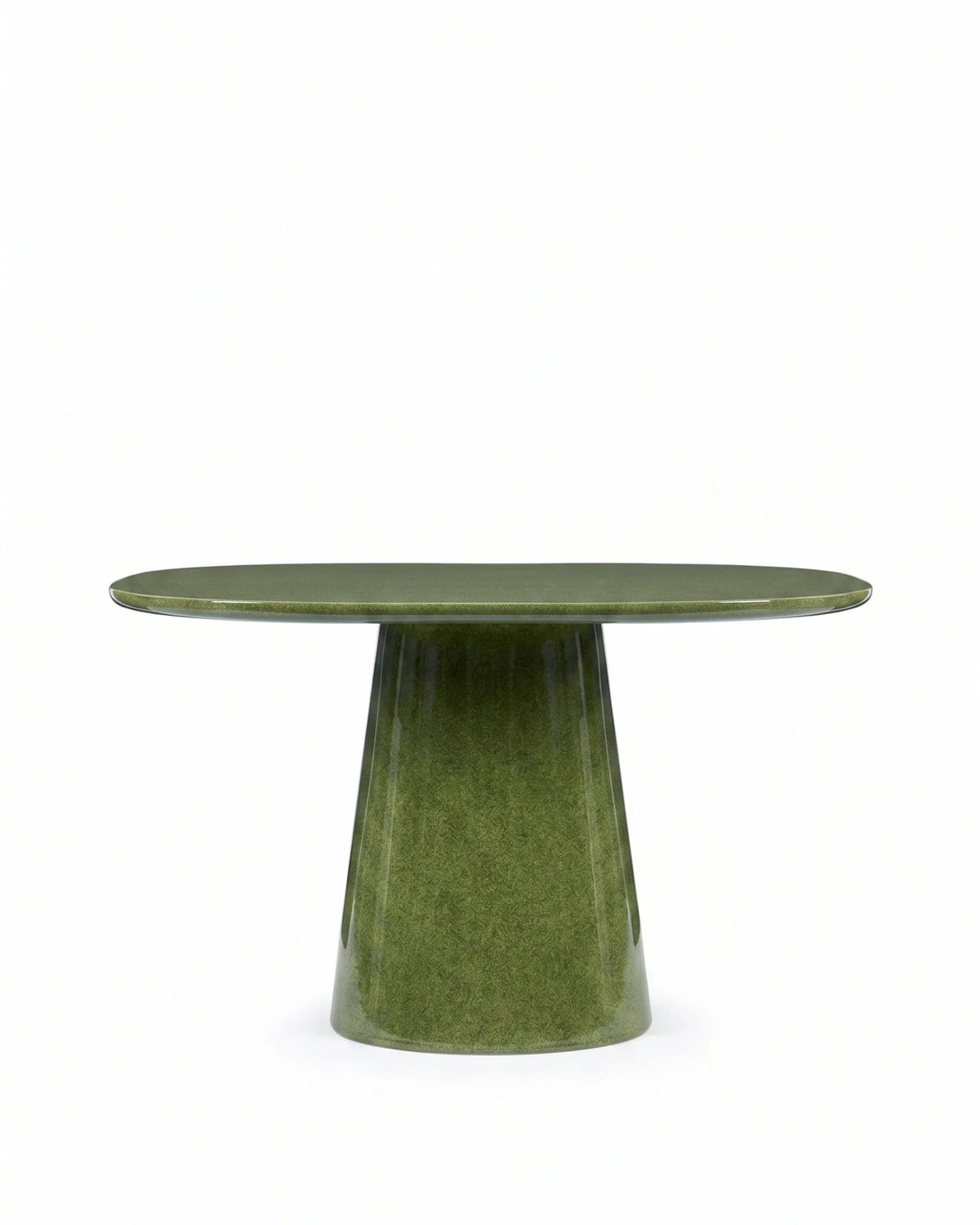 Omera 21™ dining table | high-gloss pedestal - green - tables 21 inspired by allure o’ | madorne
