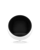 Orb 63™ lounge chair | swivel shell - black - chairs 63 | designer | madorne