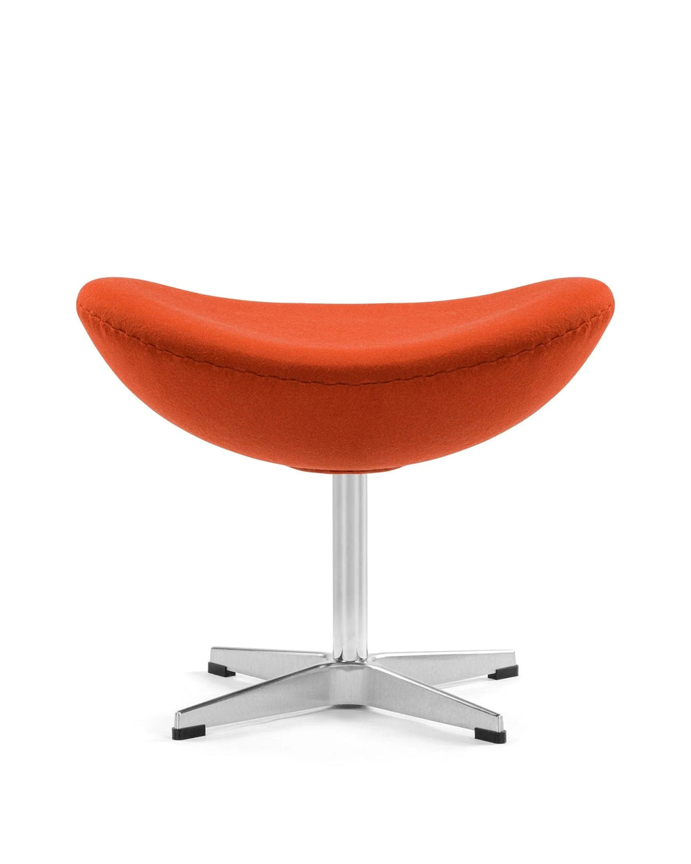 Ovo 58™ ottoman | upholstered footstool - burnt orange wool - stools & ottomans egg chair inspired by arne jacobsen
