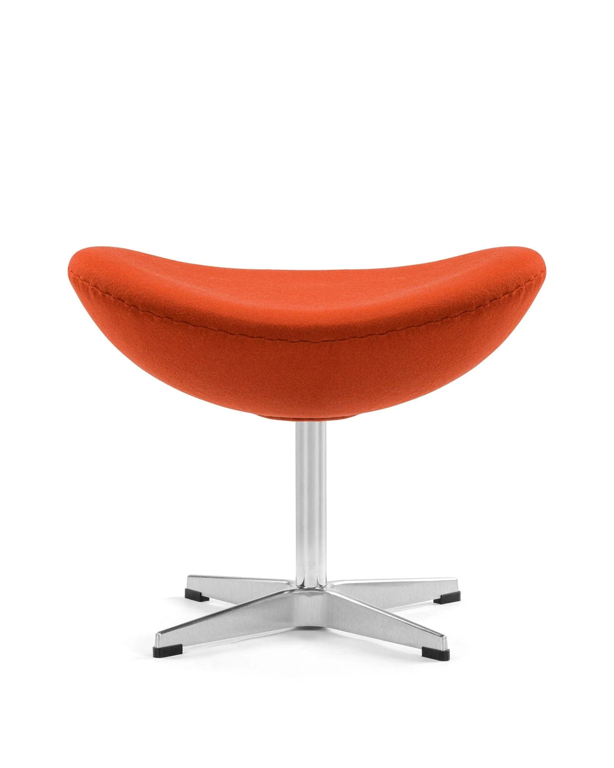 Ovo 58™ ottoman | upholstered footstool - burnt orange wool - stools & ottomans egg chair inspired by arne jacobsen