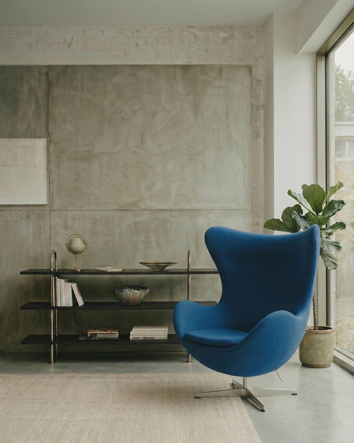 Ovo 58™ swivel lounge chair | sculpted shell - chairs 58 | designer | madorne