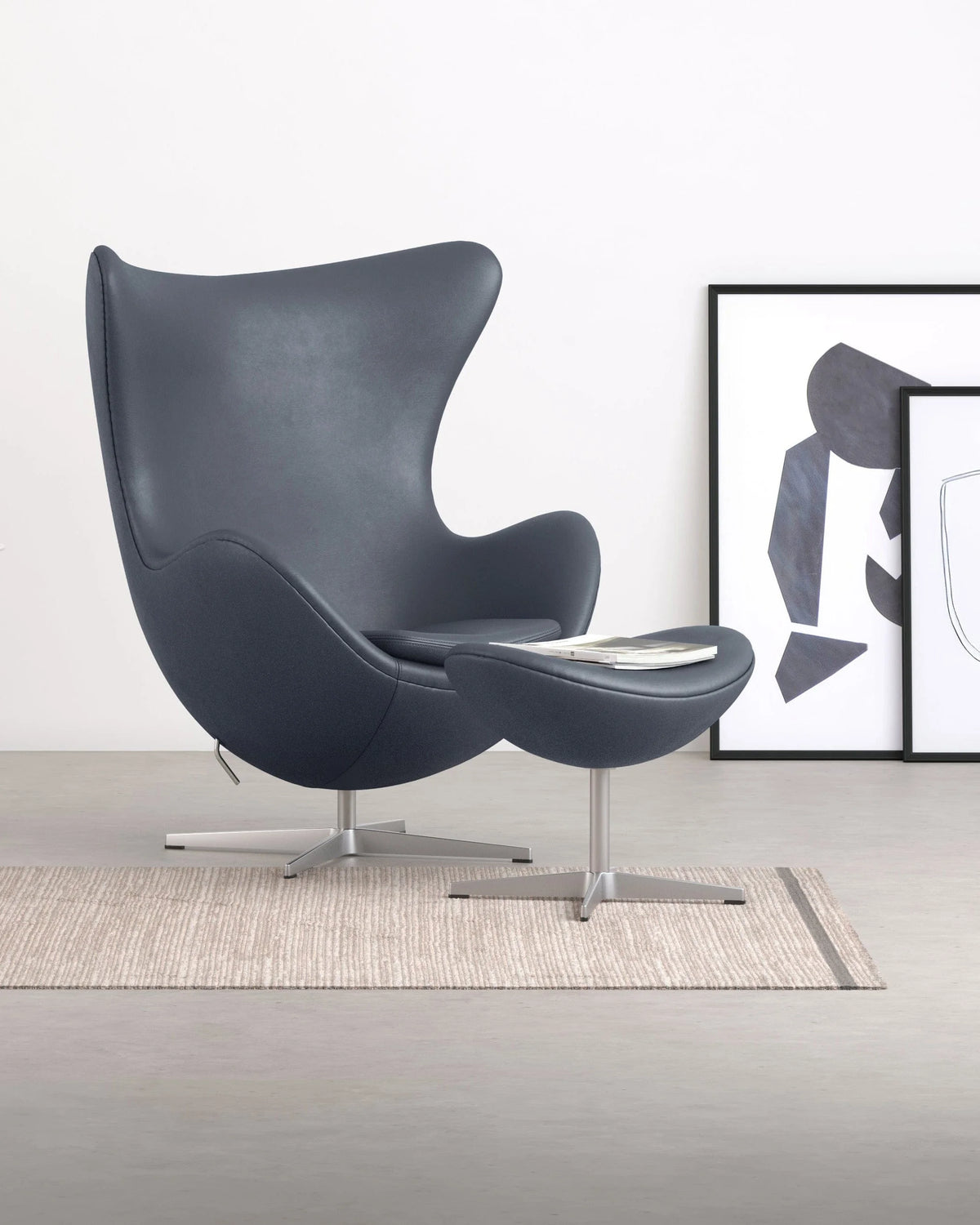 Ovo 58™ swivel lounge chair | sculpted shell - chairs 58 | designer | madorne