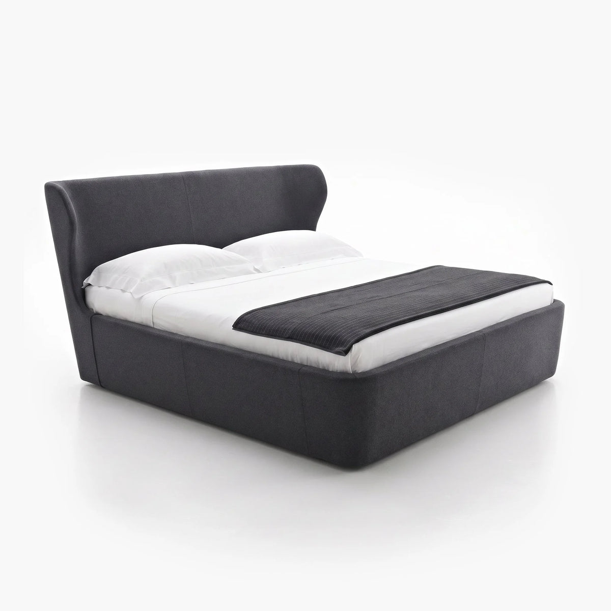 Papillon 13 Curved Upholstered Bed Frame – detail view 4