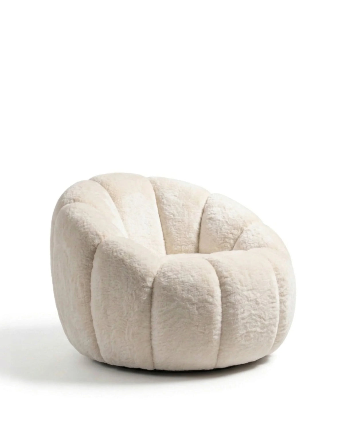 Parra cloud™ armchair | cream faux fur - lounge chairs cloud | chair | madorne