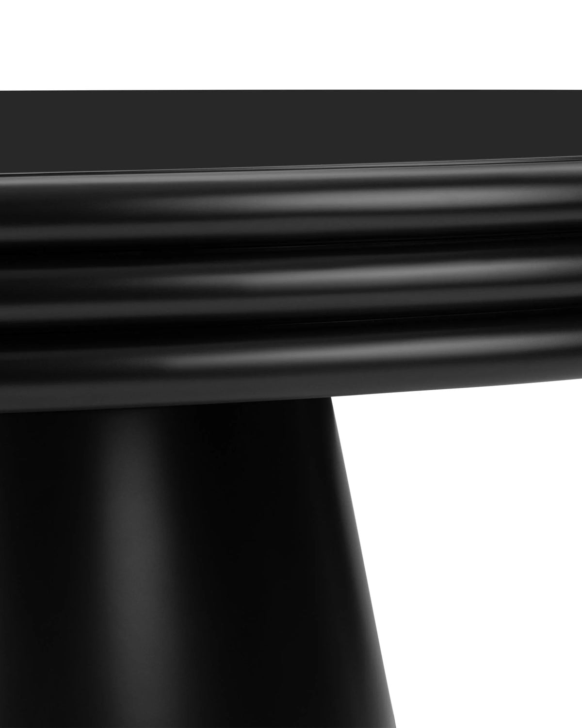 Pasca 59™ round dining table | black lacquer - tables 59 | madorne