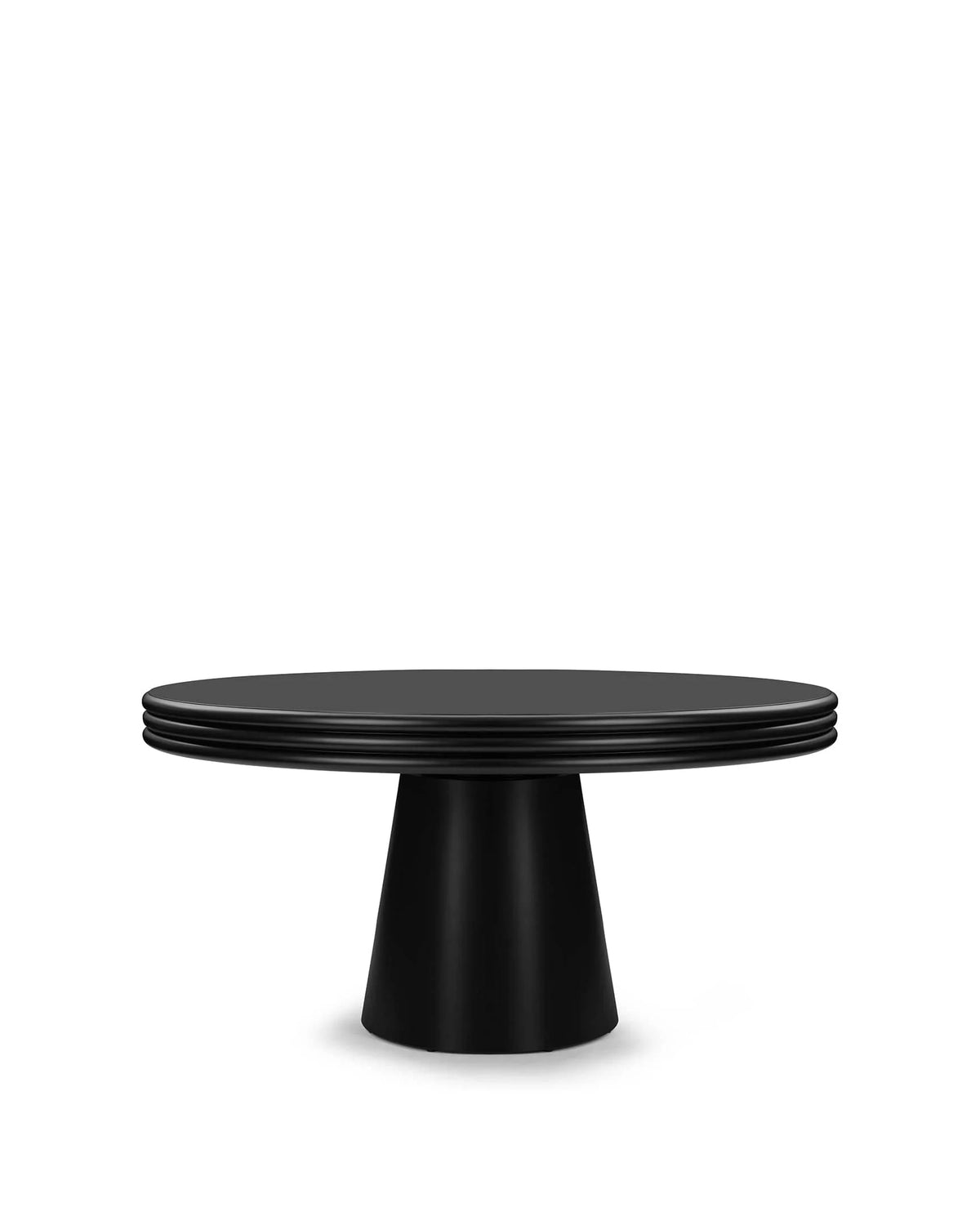 Pasca 59™ round dining table | black lacquer - tables 59 | madorne