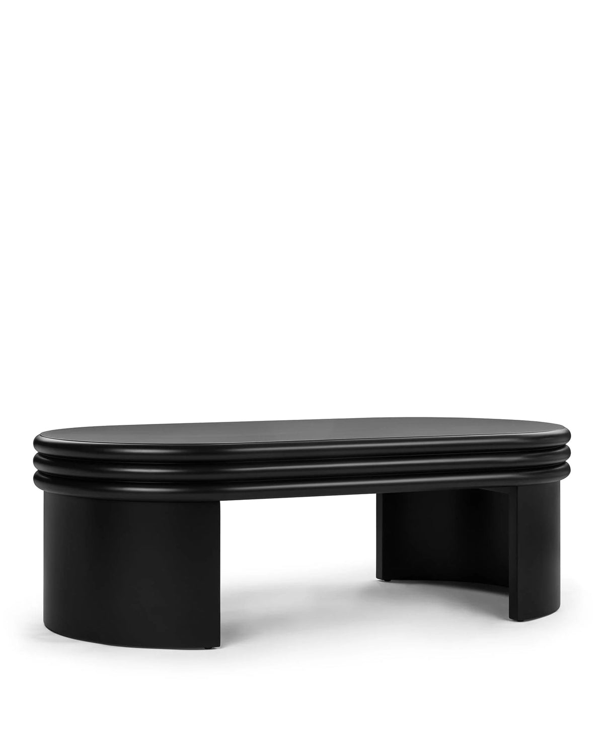 Pasca™ oval coffee table | lacquered form - tables pasca | madorne