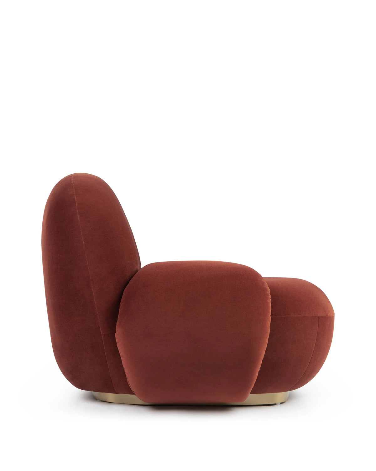 Pasha 75™ lounge armchair | plush velvet - chairs 75 | chair | madorne