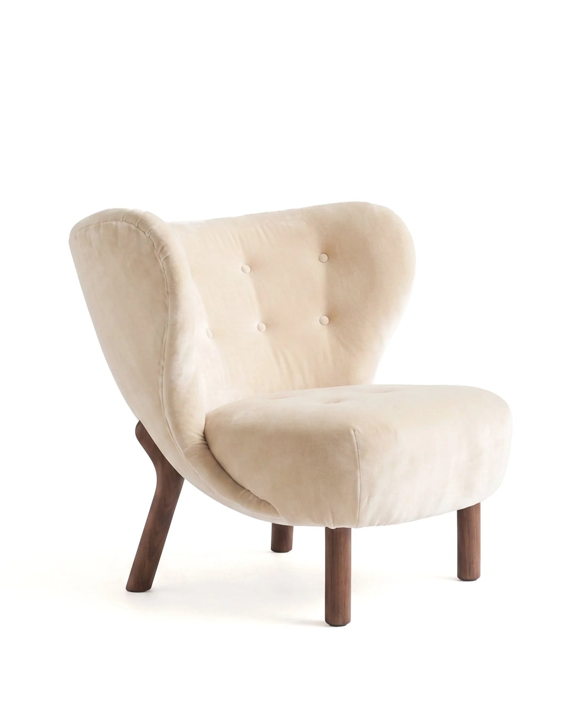 Petral 38™ lounge chair | winged back - porcelain velvet - chairs 38 | designer | madorne
