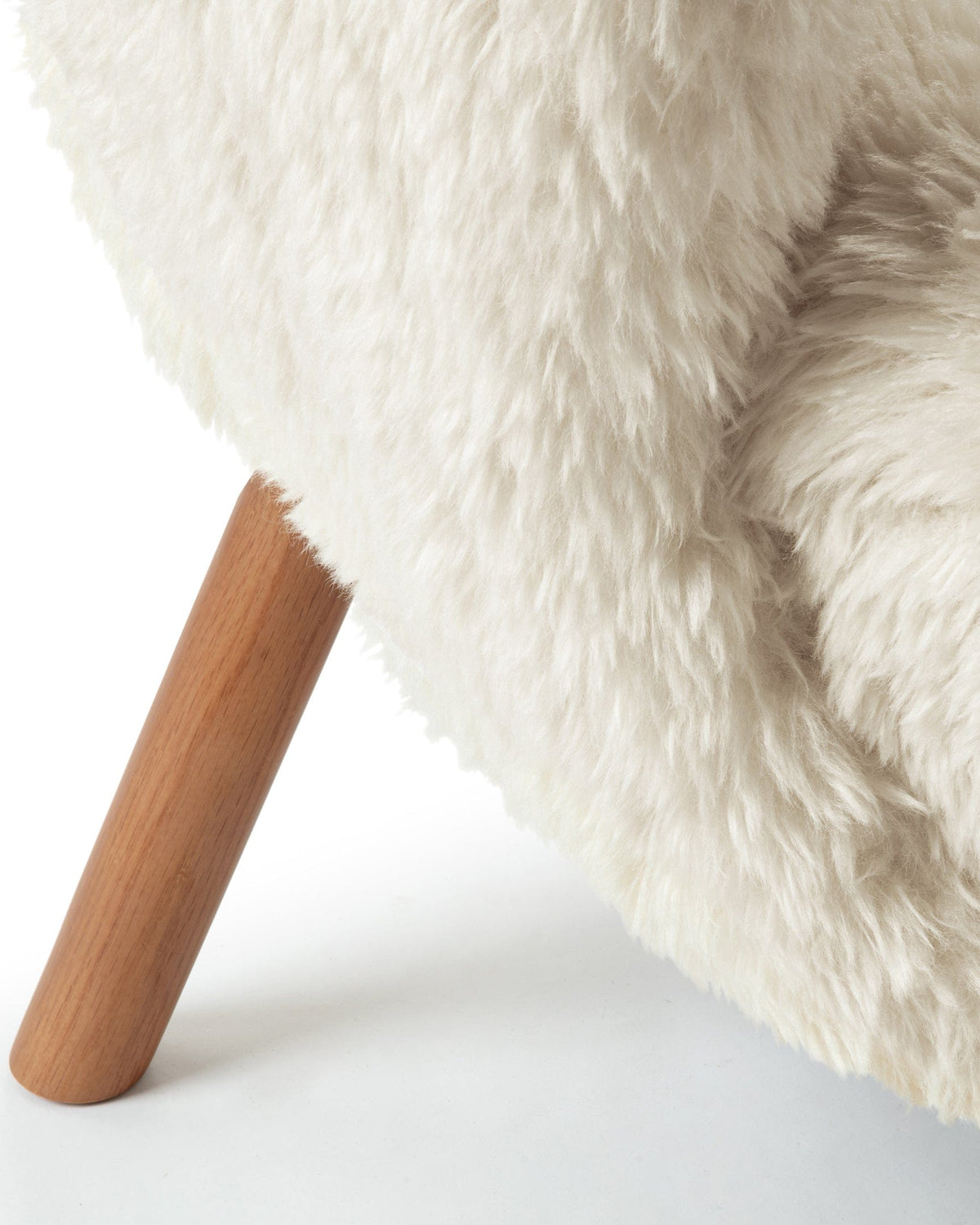 Petral 38™ sofa | white long hair sherpa - 3 seaters 38 | modern | contemporary design | madorne