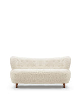 Petral 38™ sofa | white long hair sherpa - 3 seaters 38 | modern | contemporary design | madorne