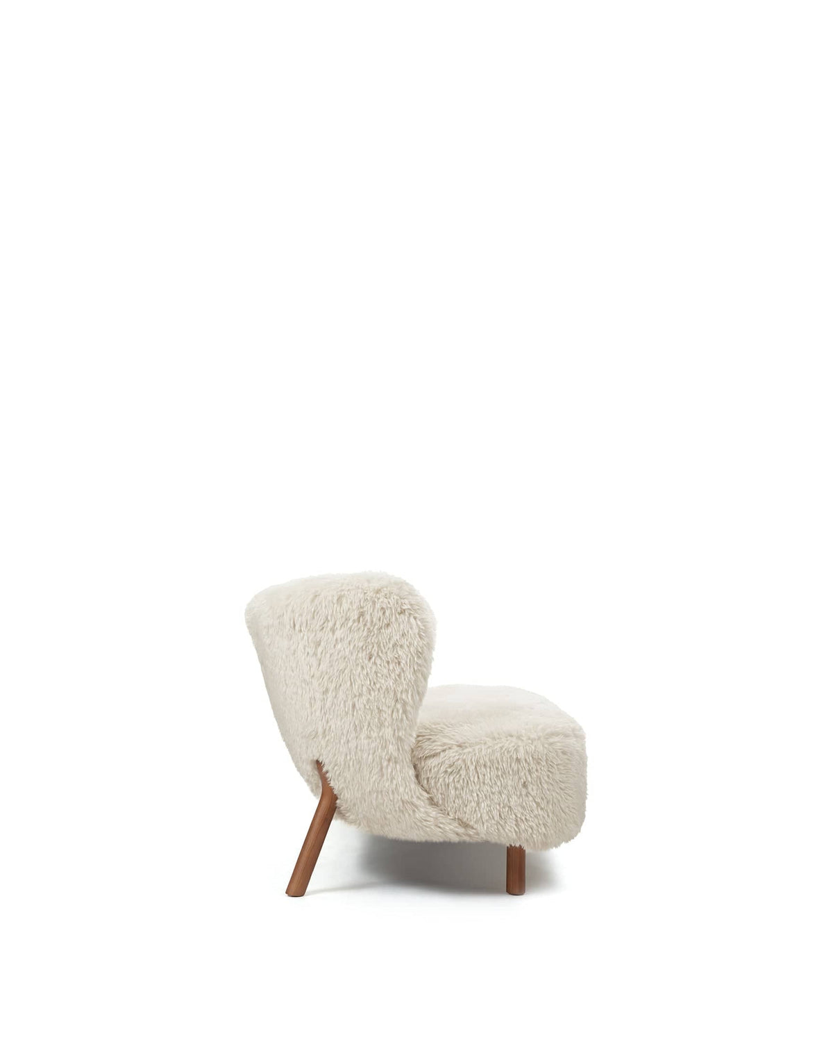 Petral 38™ sofa | white long hair sherpa - 3 seaters 38 | modern | contemporary design | madorne