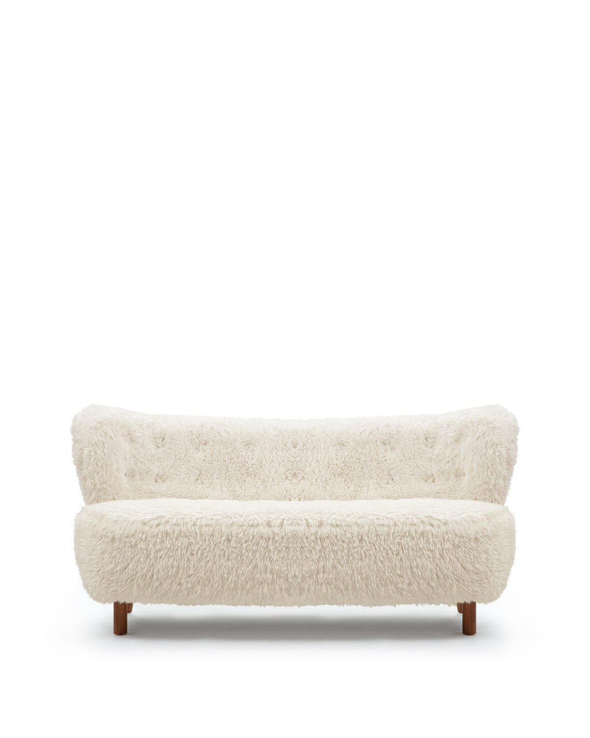 Petral 38™ sofa | white long hair sherpa - 3 seaters 38 | modern | contemporary design | madorne